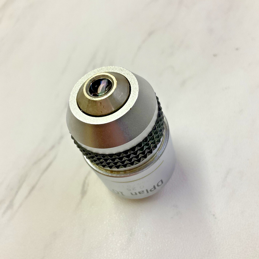 Olympus Japan Microscope Objective DPlan 10 0.25 160/0.17 Tested