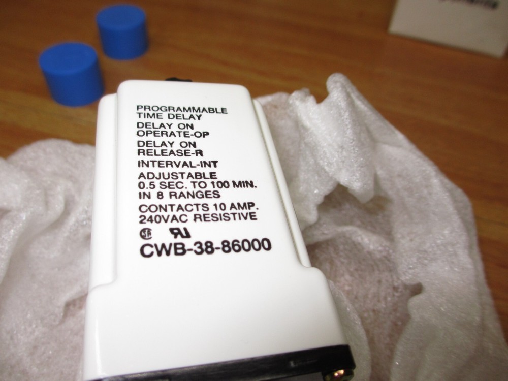 Potter & Brumfield CWB-38-86000 *NEW* Programmable Time Delay Relay Timer