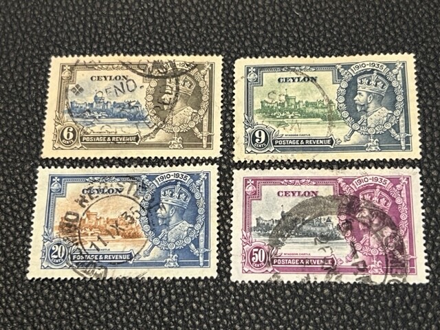 Ceylon 260-263 used