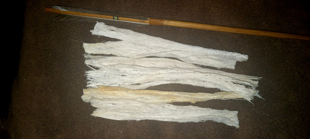 Deer Sinew, Rear, Eastern Whitetail       7" - 8"   One ounce groups.