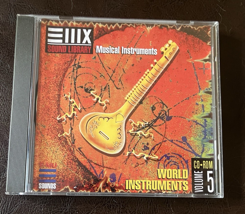 E-MU Systems Volume 5 World Instruments Sound Library Sample Library CD-ROM
