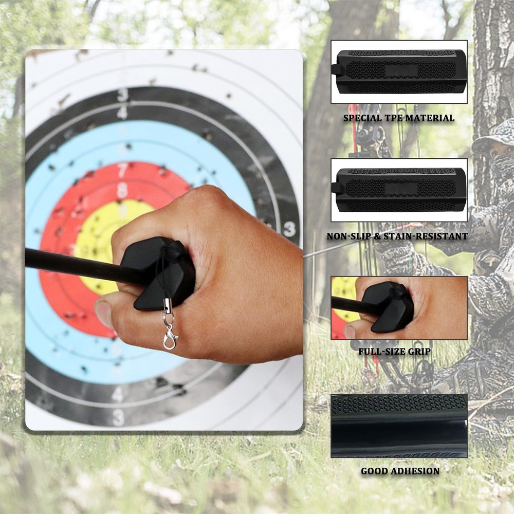 sntxmy Arrow Puller Gripper Tool for Archery, Extractor Target BLACK