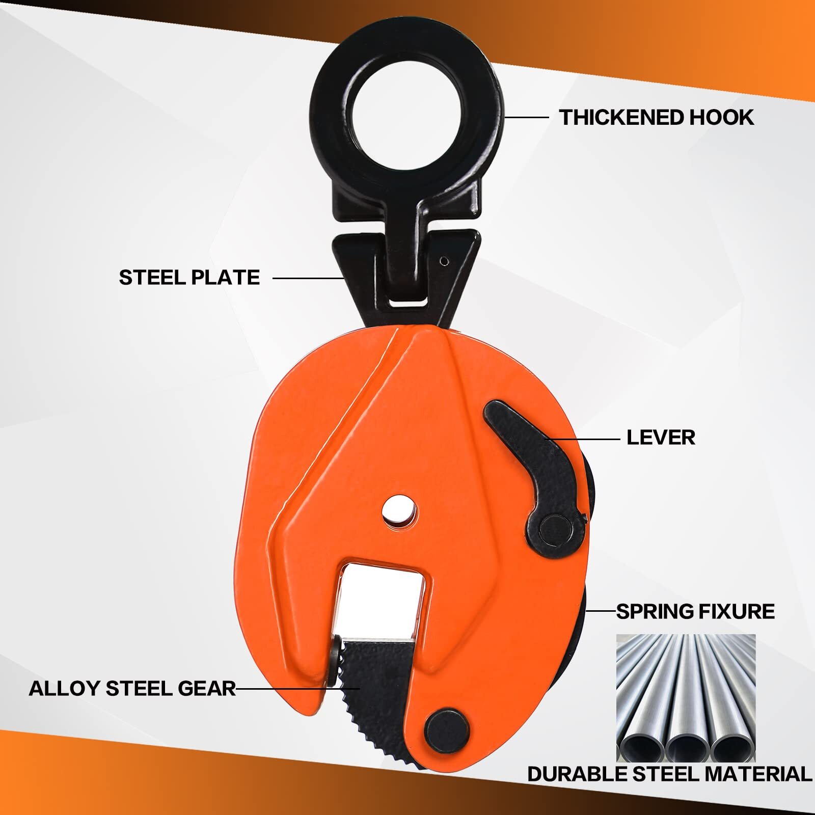 Plate Lifting Clamps, 1760lbs /2200lbs/ 4400lbs Plate Vertical Clamp