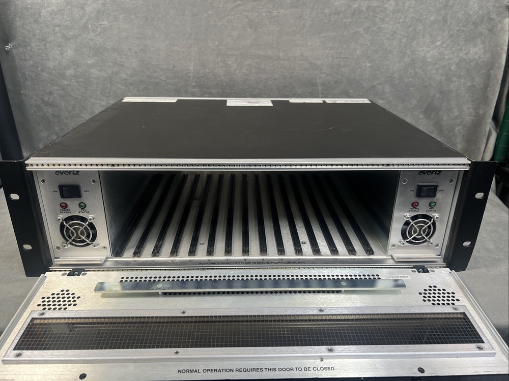 Evertz 7700FR-C Multiframe Chassis - No Cards