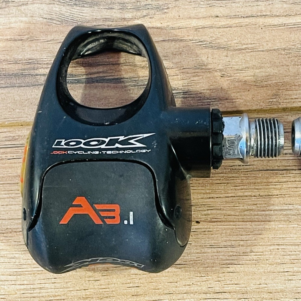 Low Mileage LOOK A3.1 Clipless Road Pedals Black 9/16