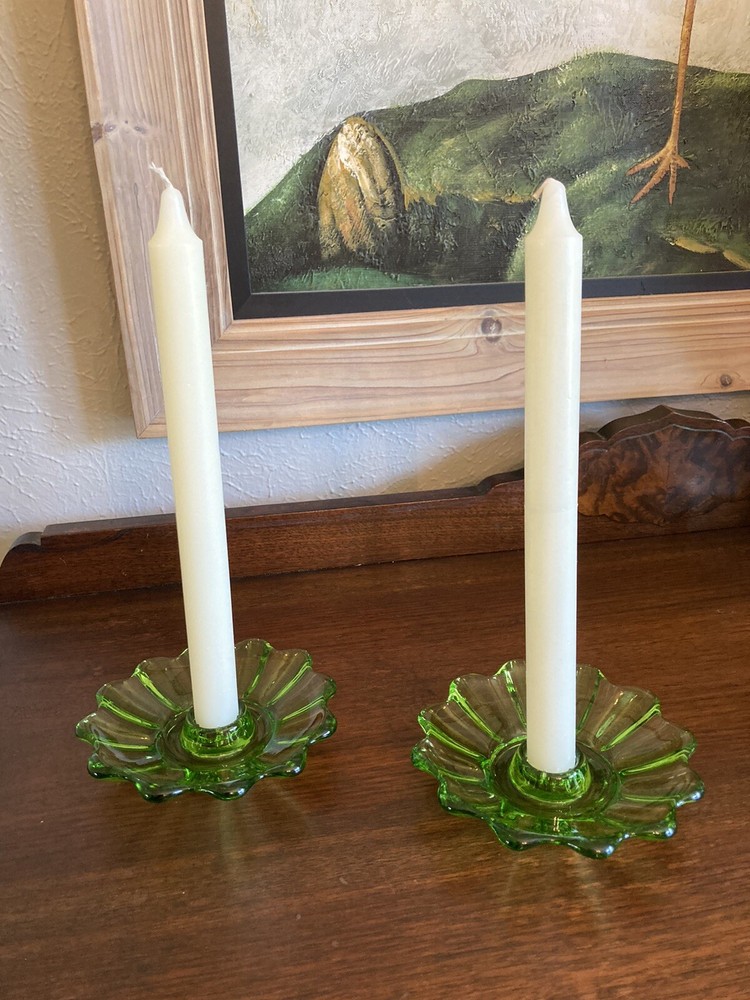Celestial Limelight MCM candle holders