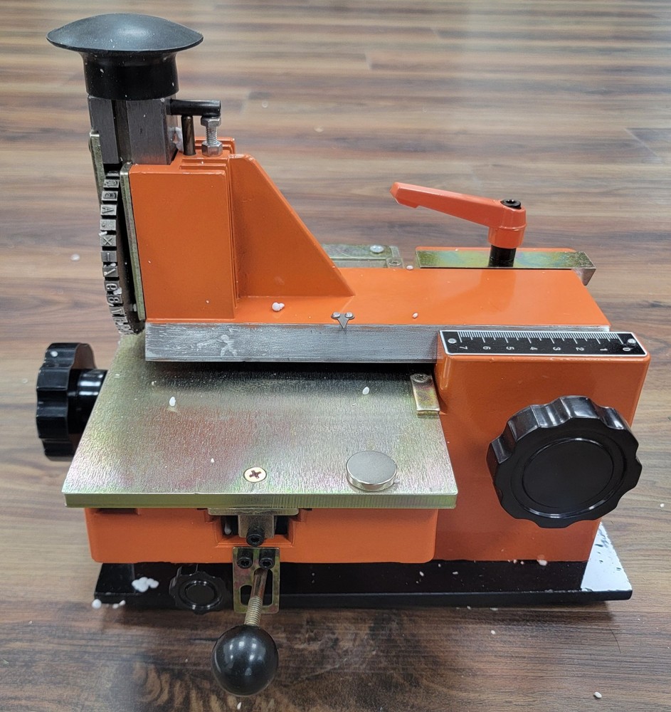 Vevor Metal Nameplate Marking Machine 4mm Batch Number Printing Tool (Open Box)