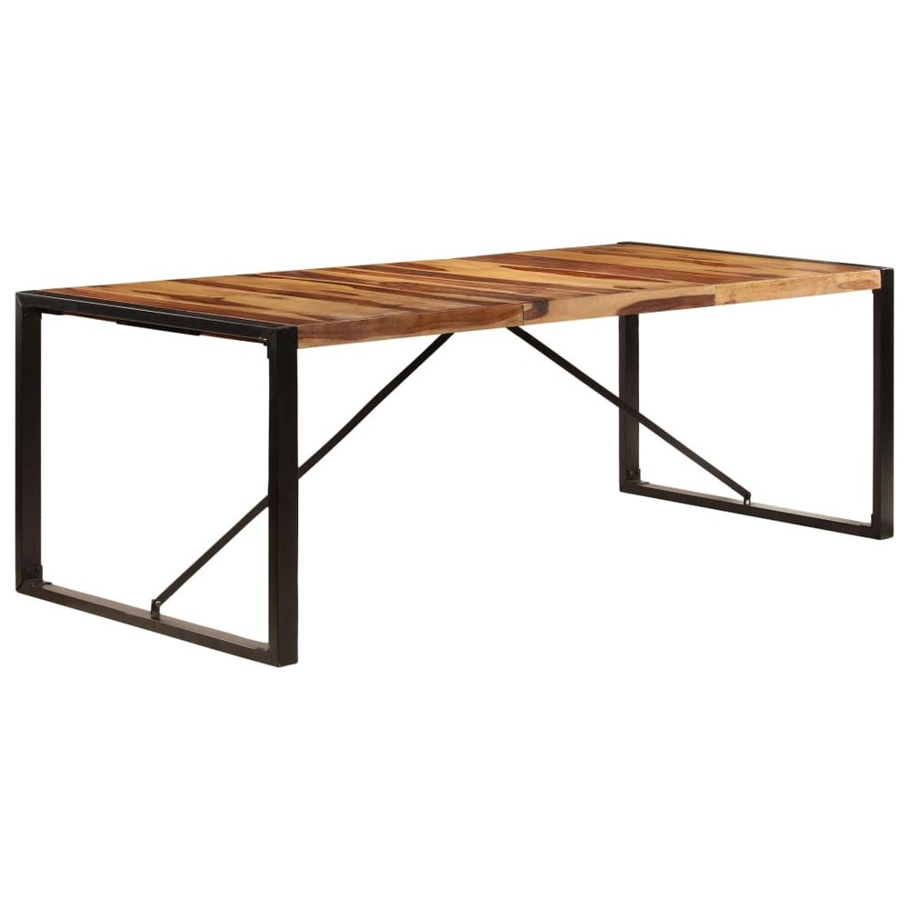 Dining Table Kitchen Table Dining Room Dinner Table Solid Acacia Wood vidaXL