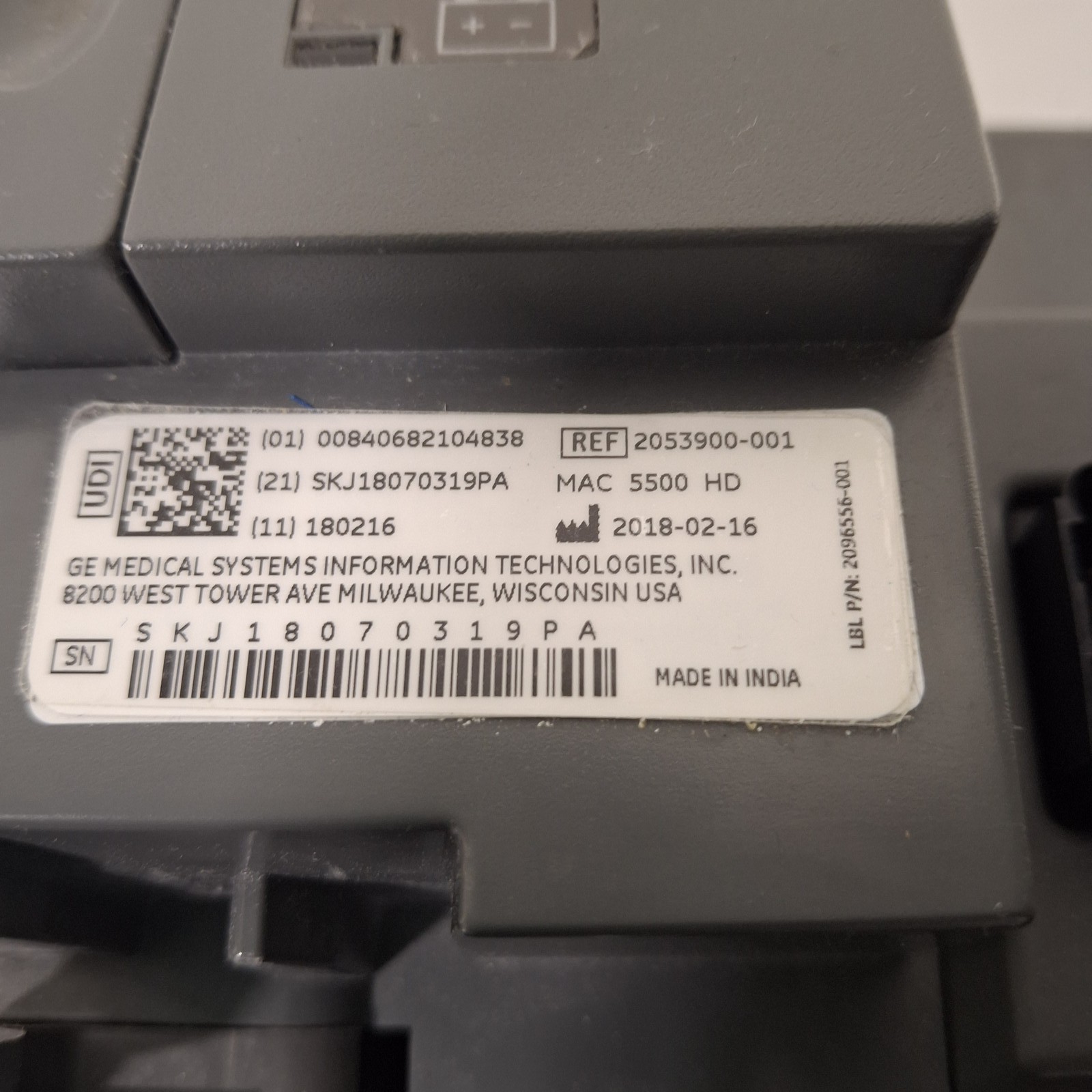 GE Healthcare MAC 5500 HD ECG without CAM Module