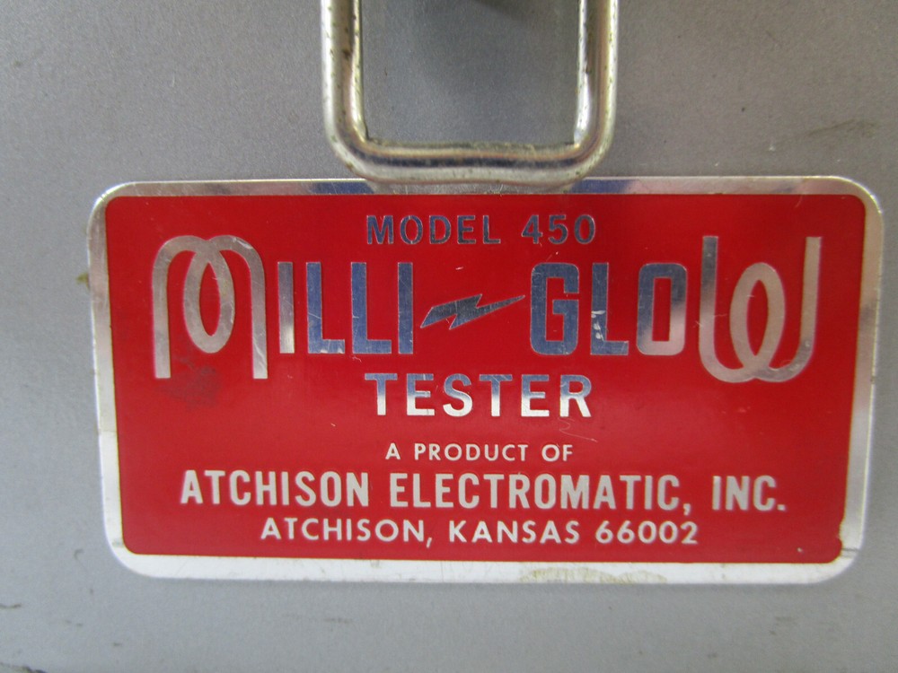Milli-Glow tester model M450 Atchison Electromatic