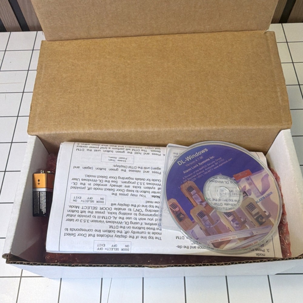 Alarm Lock AL-DTMIII Data Transfer Module 20157-2DR with DL-Windows Software
