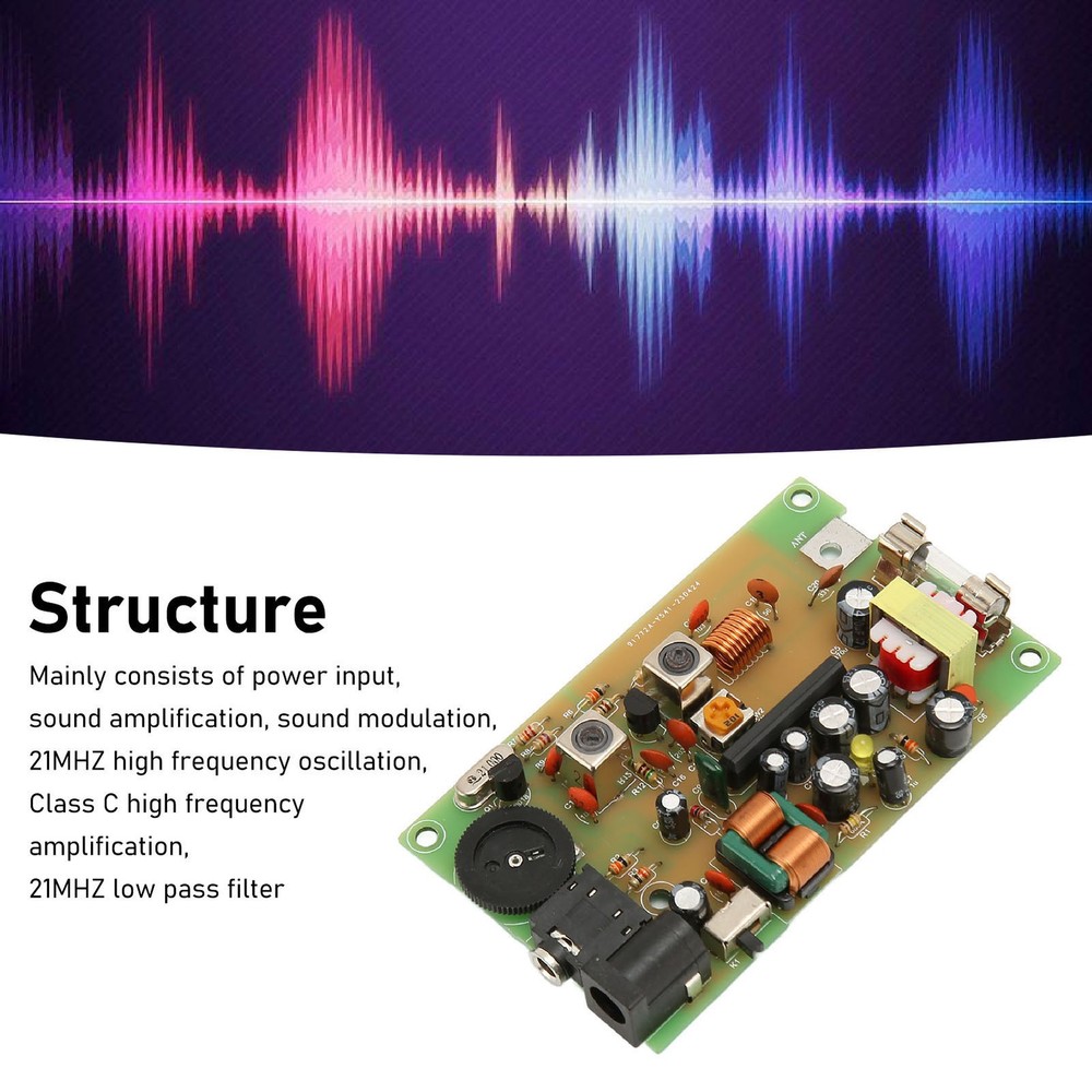 AM Radio Transmitter Board Short Wave Low Power Sound Amplification SW Radio NEW
