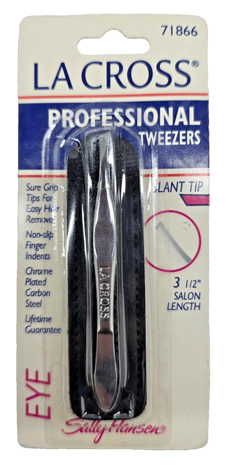 NEW La Cross by Sally Hansen Professional Tweezers SLANT TIP 71866