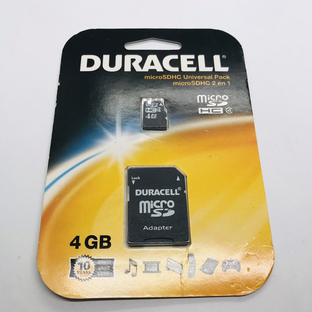 Duracell Micro SDHC Universal Pack Flash Memory SD Adapter NEW