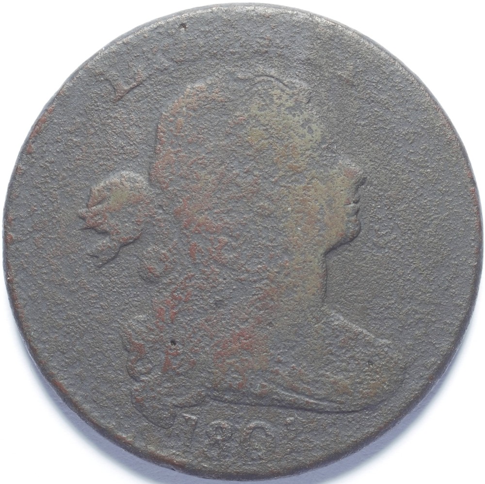 1801 Draped Bust Large Cent 3-Errors