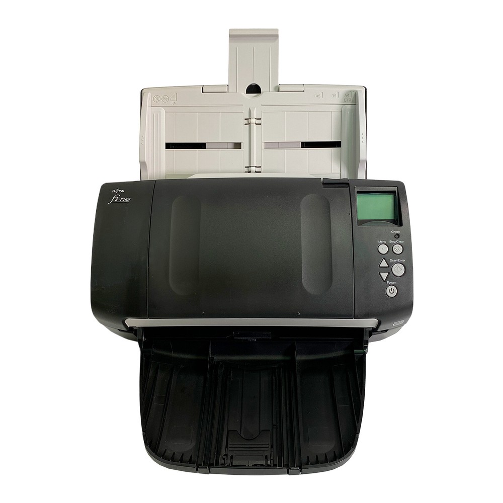 Fujitsu Fi-7160 Duplex Color SheetFed ADF Document Scanner w/COMPLETE SET