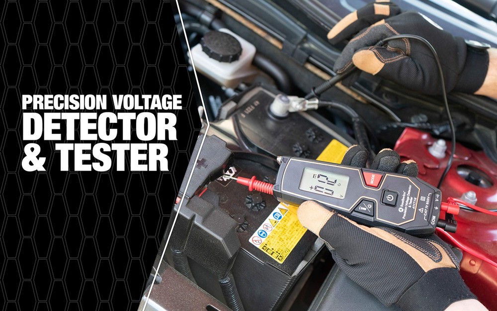 Tester LCD 600VAC/VDC NCV - Auto Detects AC or DC One Size, Multi