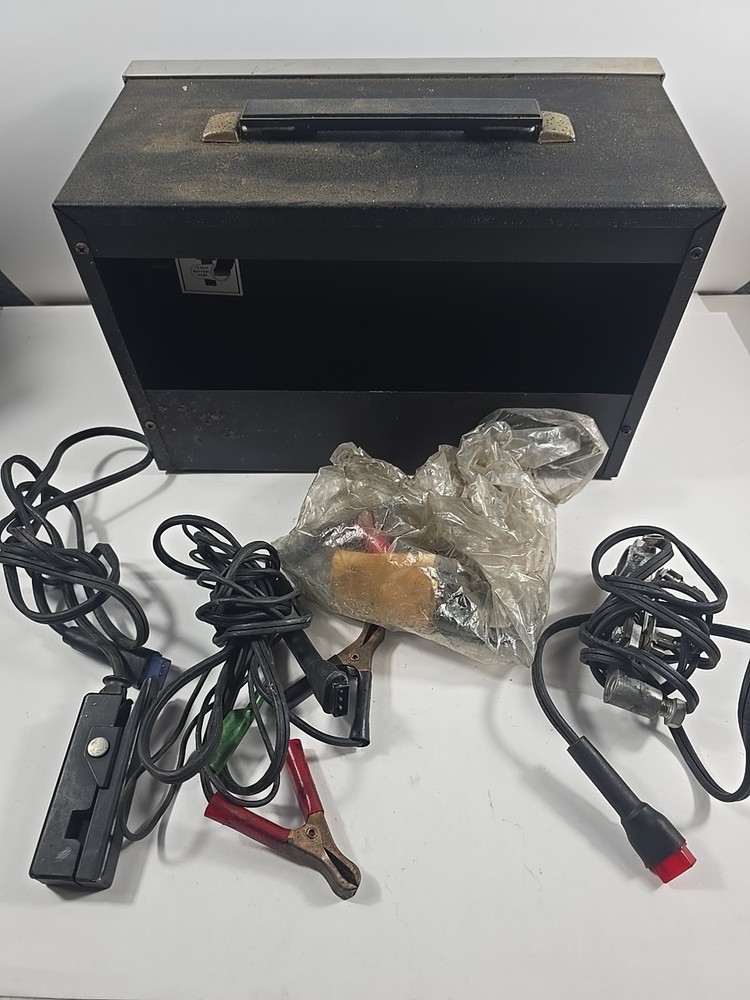 Vintage Sears Engine Analyzer (161.21042) With Cables & Manual, Not Tested!!