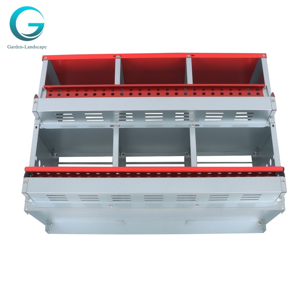 6 Holes Chicken Nesting Box Automatic Egg Collection Rollout Egg Collection