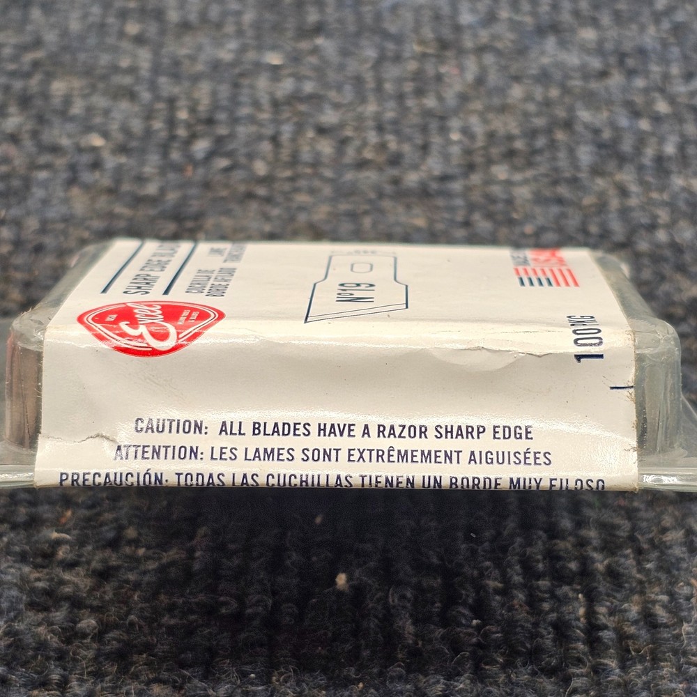 (QTY 100) Excel Sharp Edge Blades, 22609, N°19