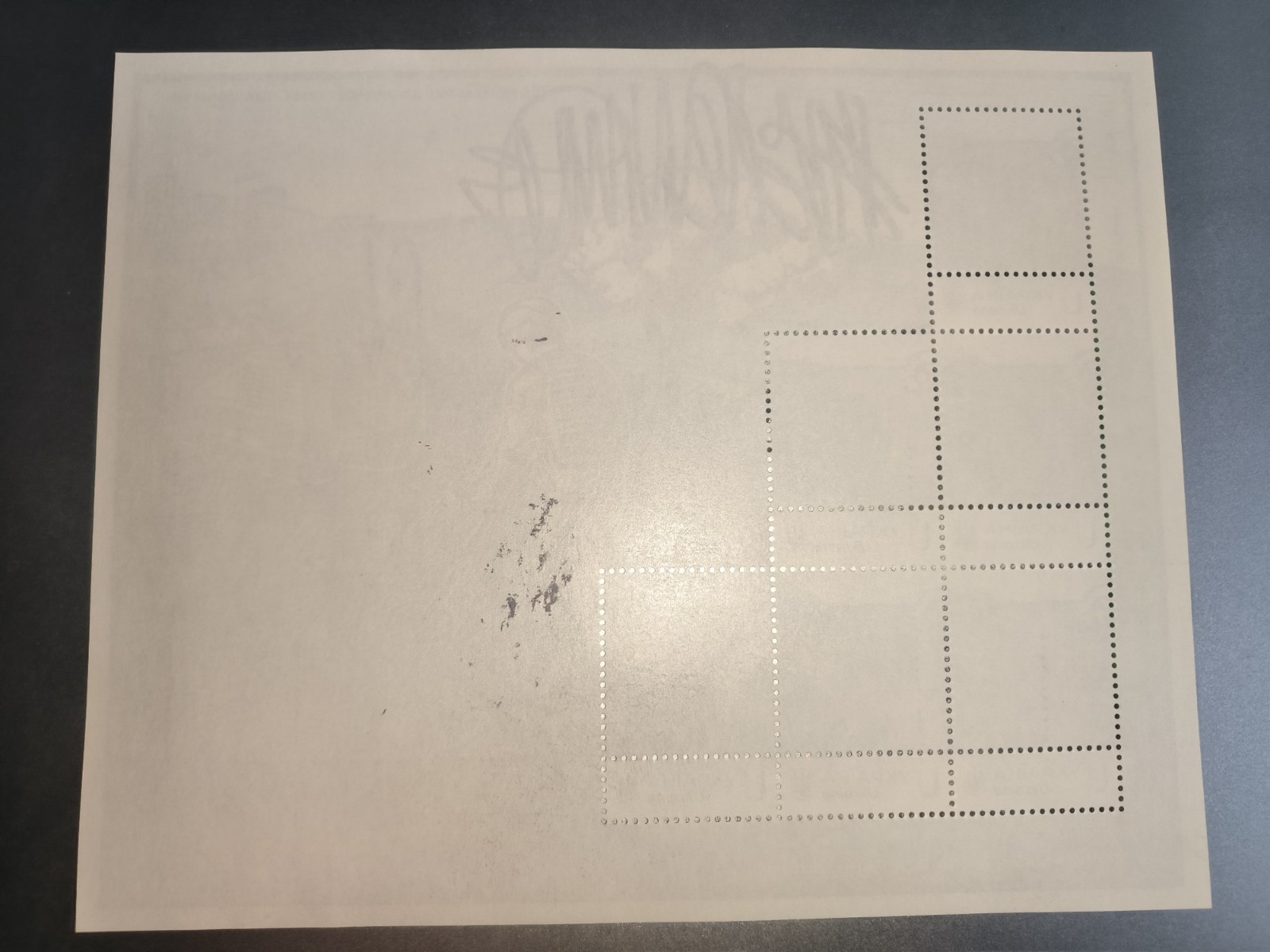 Stamp sheet 6 signatures Bringing it back to life... “Hope” - March 19, 2026