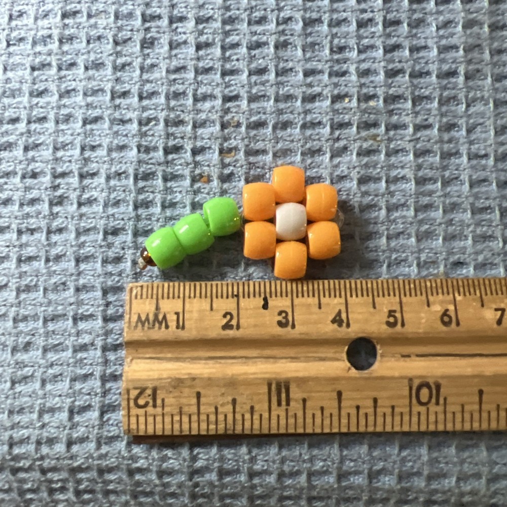 Orange tulip Kandi (READ DESCRIPTION)