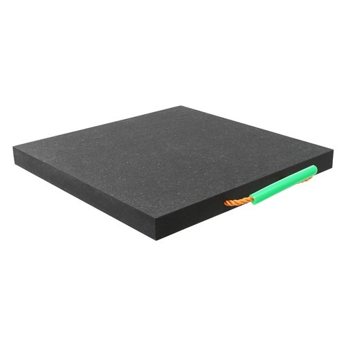 Medium Size Support Pad Black Heavy Duty Square Stabilizing Block With Handle
