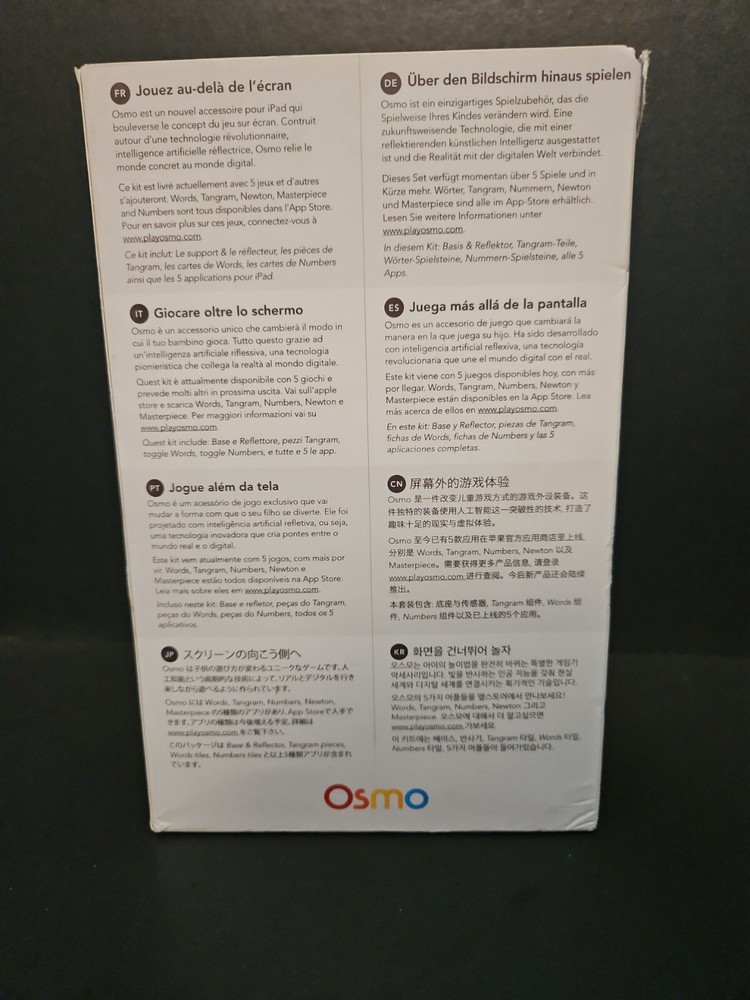 Osmo Genius Starter Kit for iPad Interactive Learning System Base Tiles Apps Etc