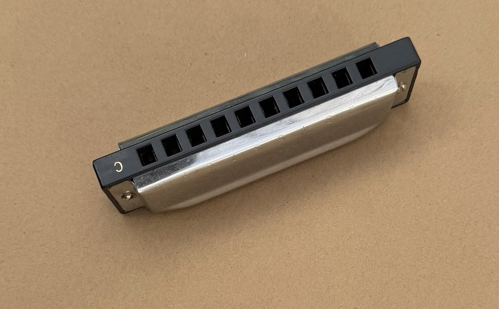 Vintage Alcatraz Prison Souvenir Harmonica