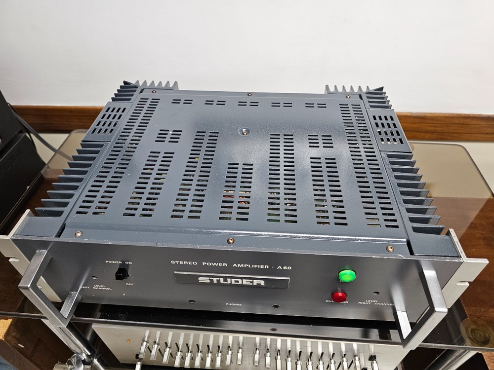 Studer A-68 Power Amp Serviced Good Condition