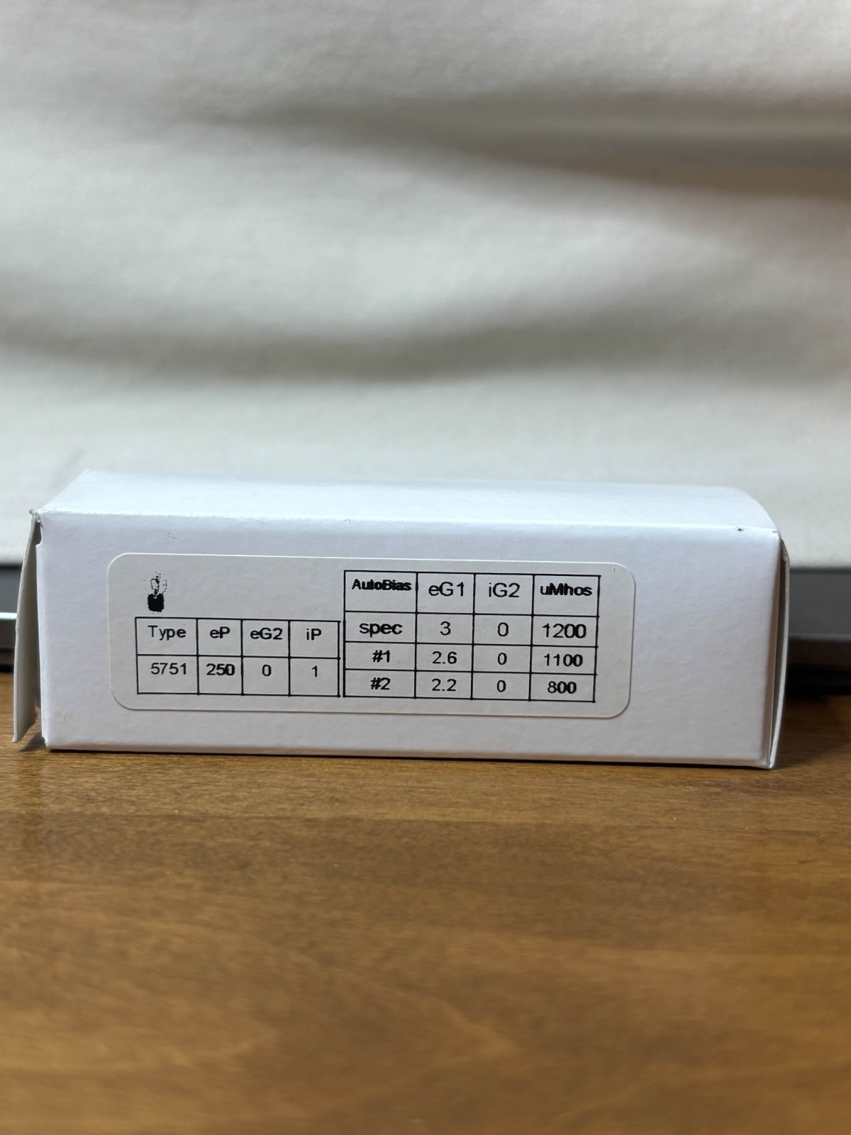 GE General Electric 5751 Vintage Vacuum Tube - Singular