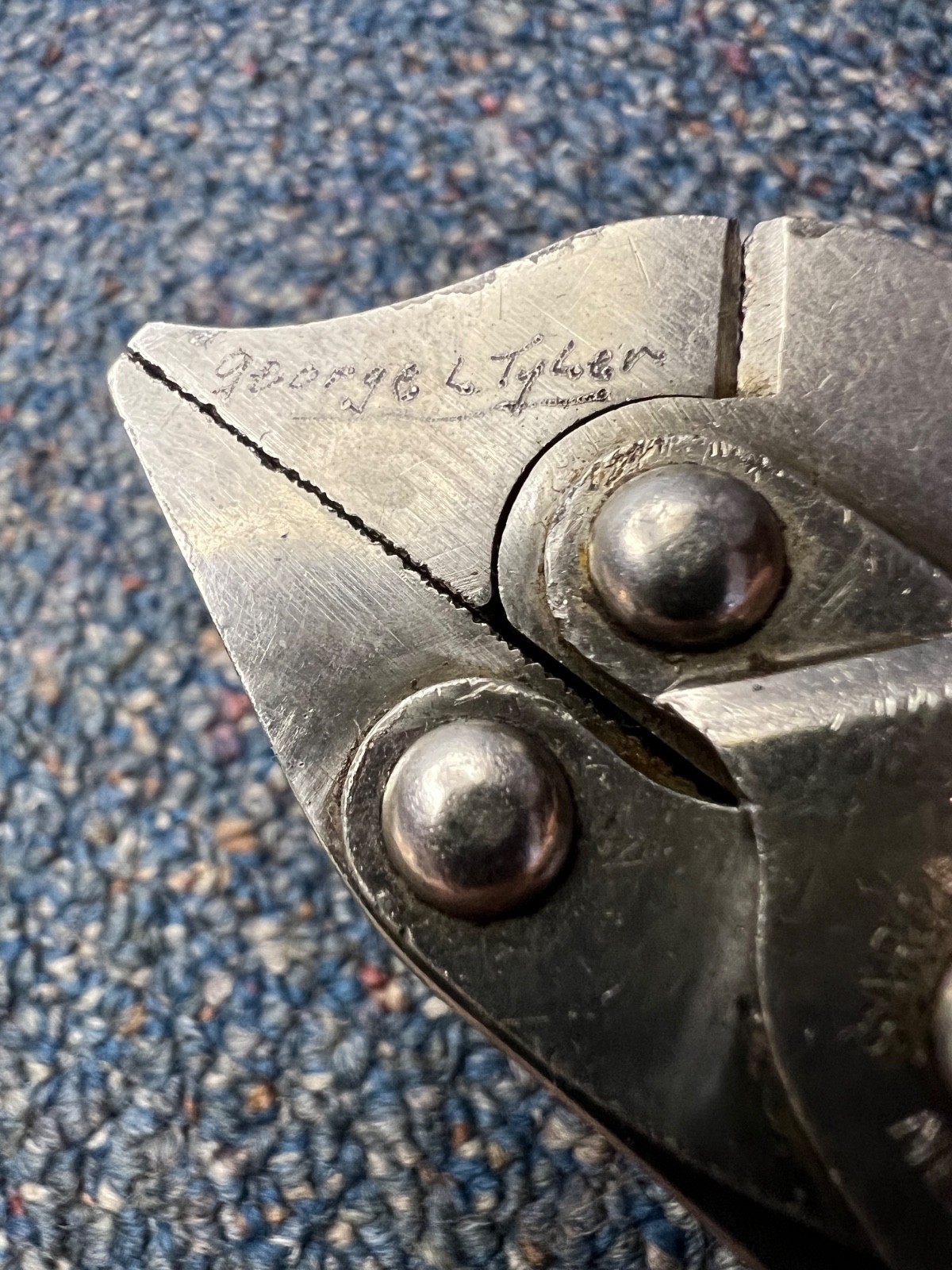 Sargent 5-1/2" parallel-jaw piers w/cutter, USA, good condition