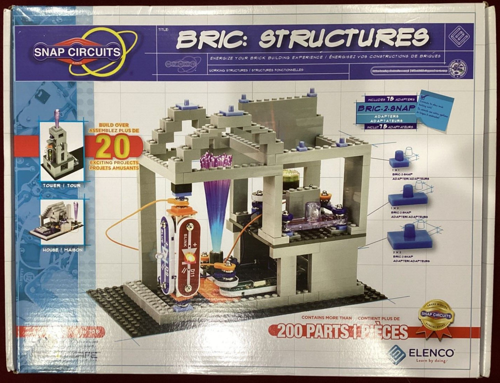 SNAP CIRCUITS - "BRIC: Structures" Brick & Electronics Exploration - New/Sealed