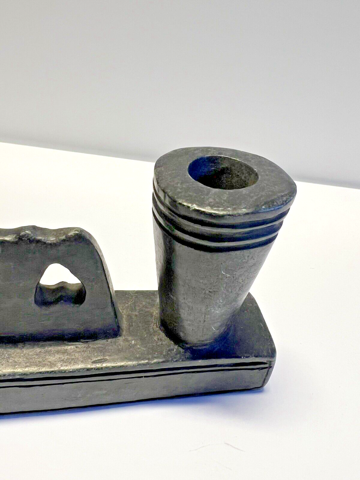 Antique Original Native American Indian Train Smoking Pipe; Late 1800's