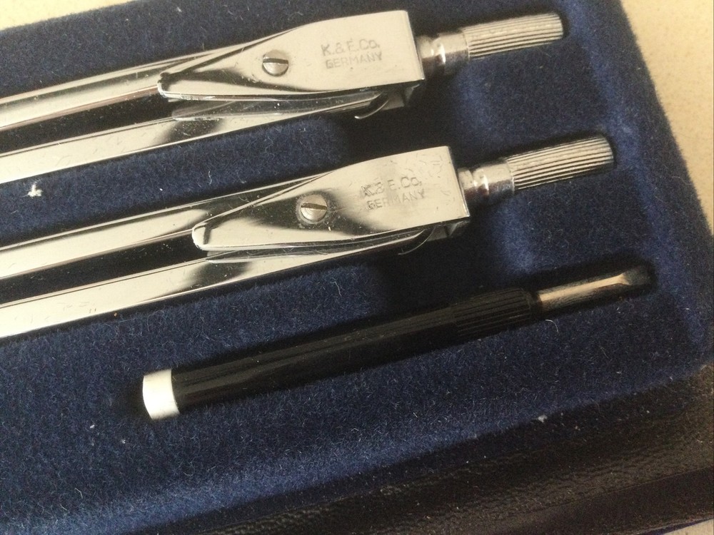 Vintage Navigators Plotting Instrument Set. Germany