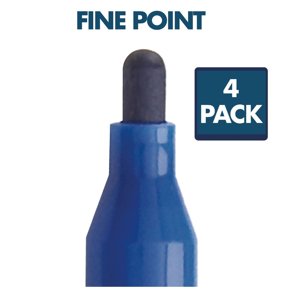 Quartet EnduraGlide Chisel Tip Dry-Erase Markers: Classic Colors, Chisel / 4-pa