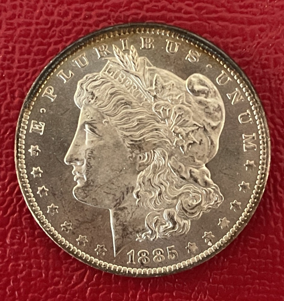 1885 O Morgan Silver Dollar, Gem Uncirculated.  Gorgeous!