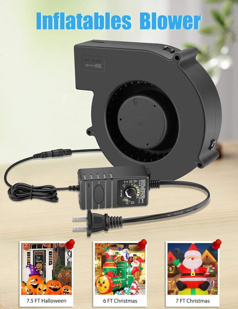 Powerful 140mm Small Fan with Speed Control for DIY Projects