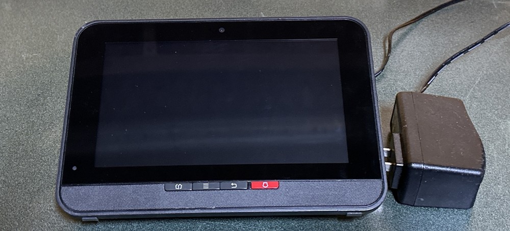 Xfinity Technicolor Intertek TCA203COMG Home Automation Touchscreen w/ Adapter