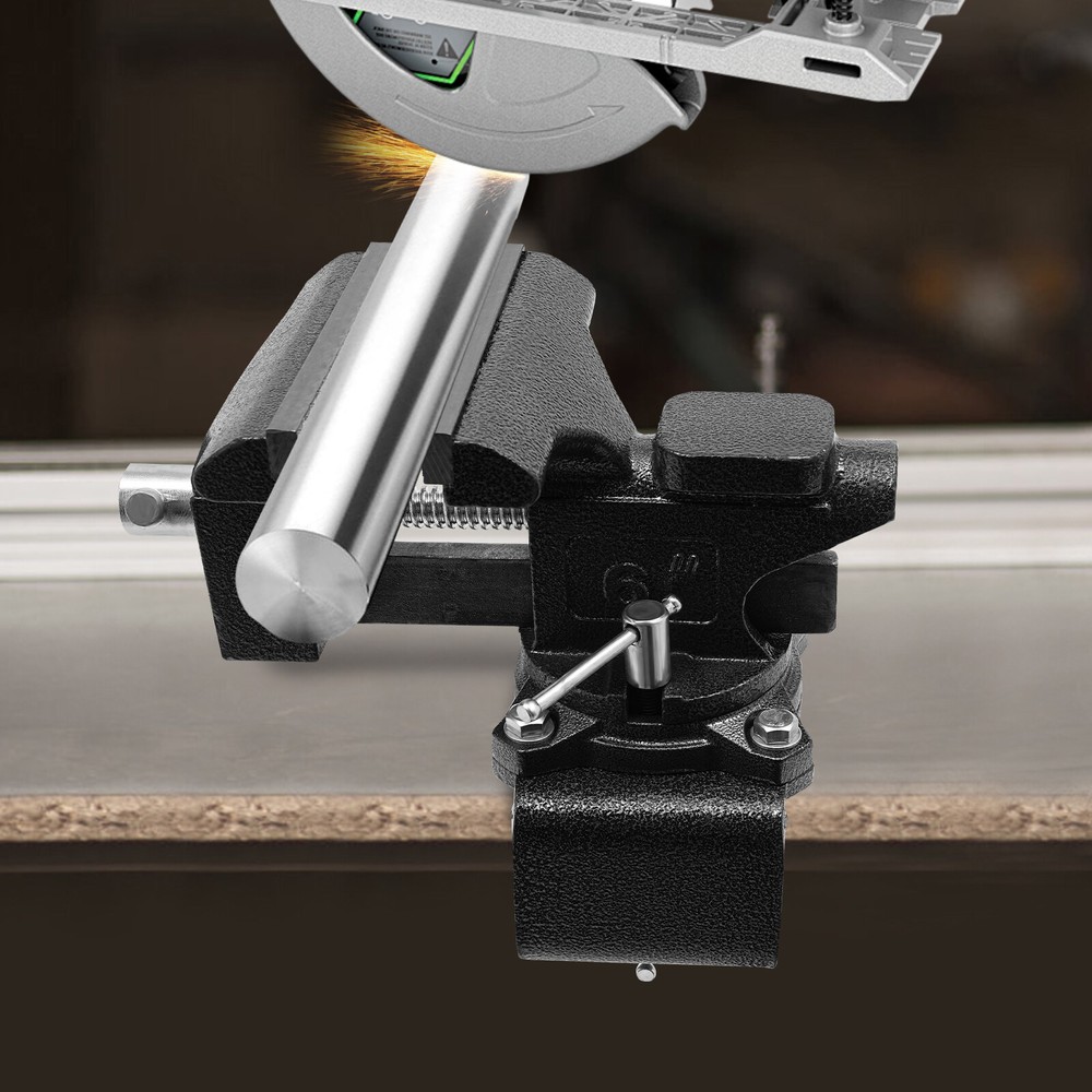 Heavy Duty Bench Vise Workbench Multi-Purpose Rotation Table Vise Table Mount