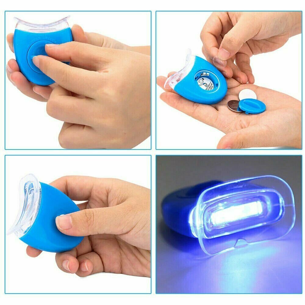 Professional LED Accelerator Light for Faster Teeth Whitening Includes Batteries