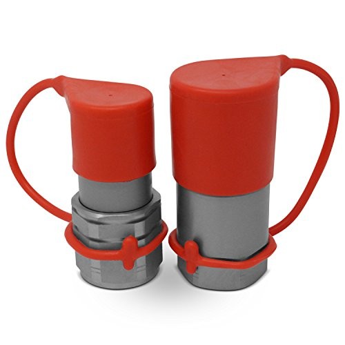 1/2" Skid Steer Bobcat Flat Face Hydraulic Quick Connect 1 Set
