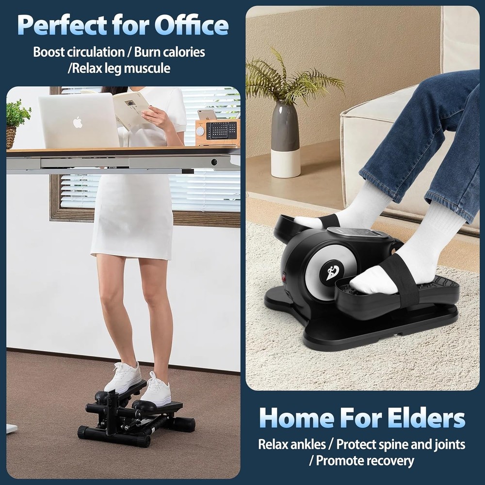 Under Desk Eliptical Exerciser with Remote Control Leg Machine As Seen On TV