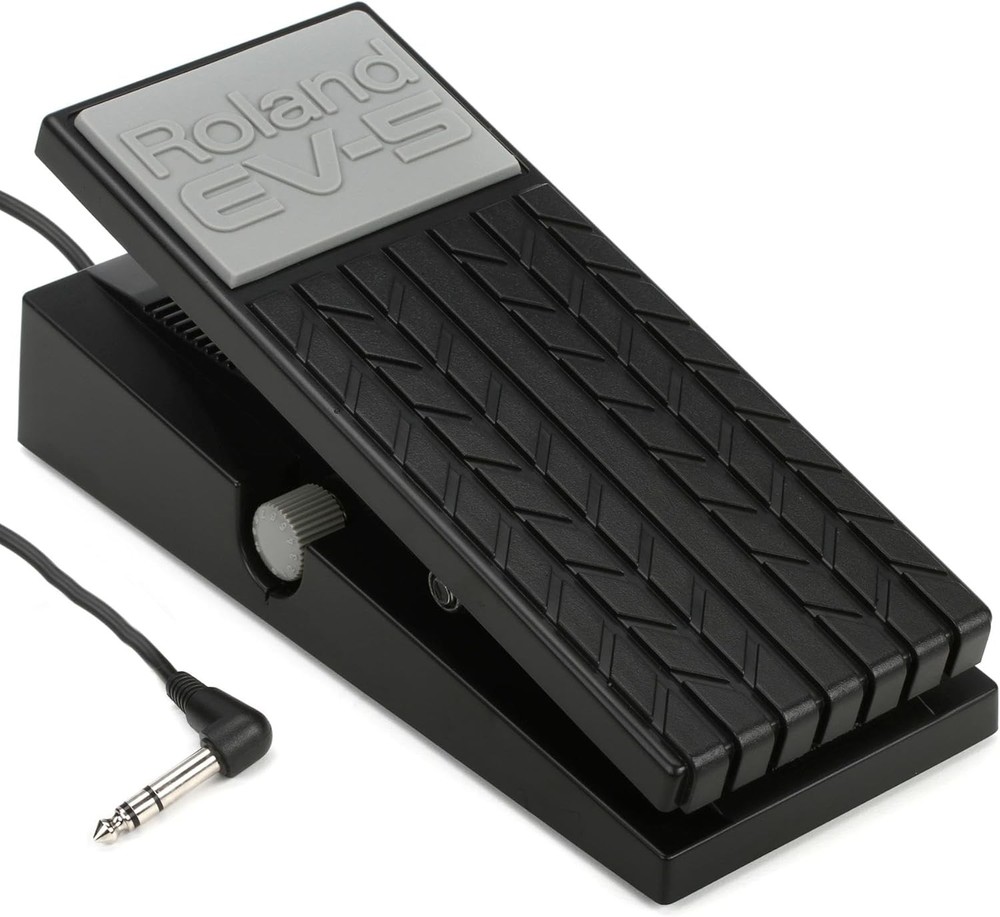 Roland EV-5 Expression Pedal, Compact, Volume Control, Lightweight, Black,