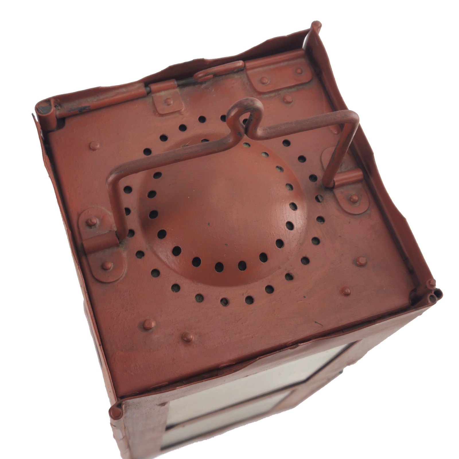 2 WWI TRENCH FOLDING CANDLE LANTERN LOT: 1914 HINKS & SON / 1915 G. POLKEY