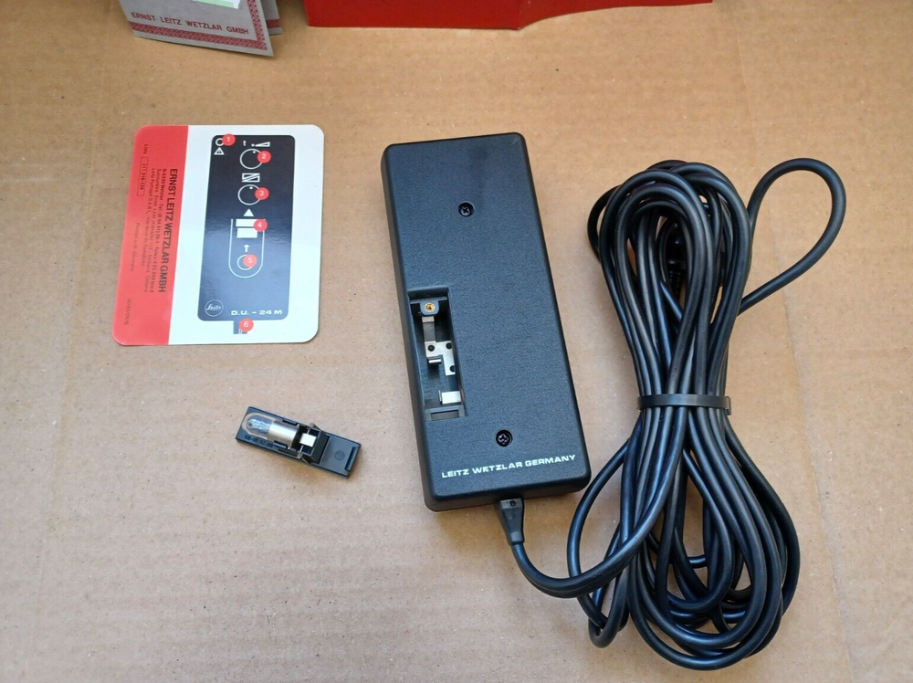 Leitz, Fade Control Unit Remote Control and Directions - for Pradovit Projector
