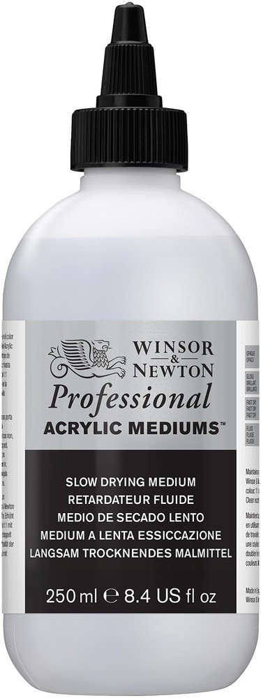 250ml Slow Drying Medium for Acrylic Paint Extended Blending Time