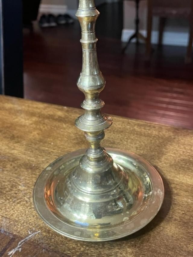 11"Brass Incense Stand with Peacock on Top