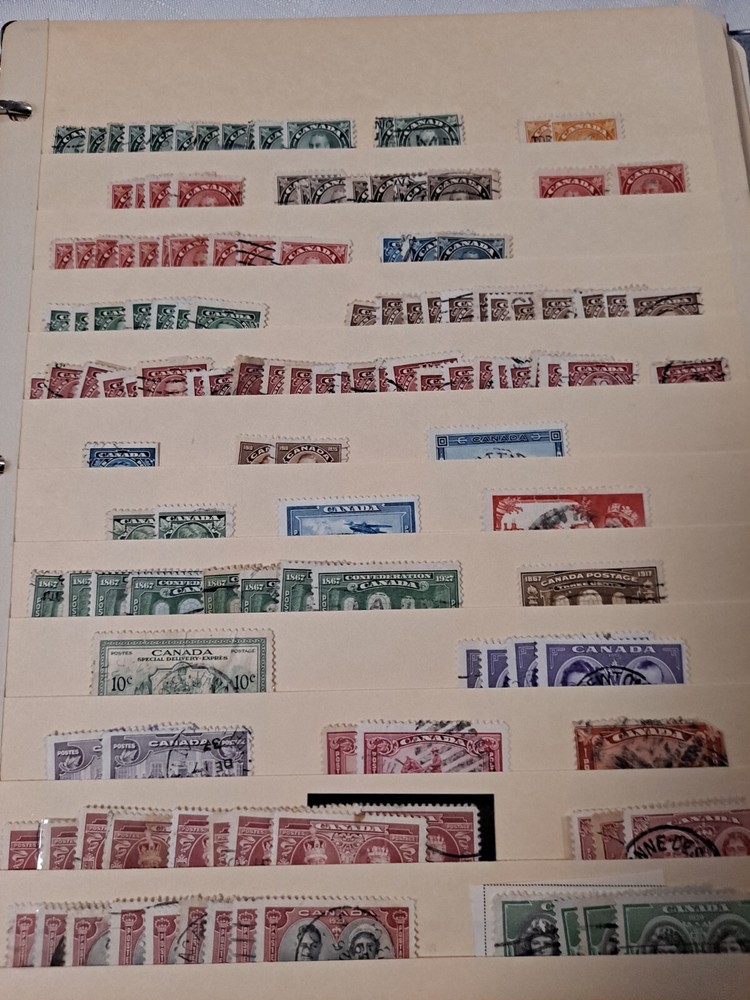 Canadian stamp collection