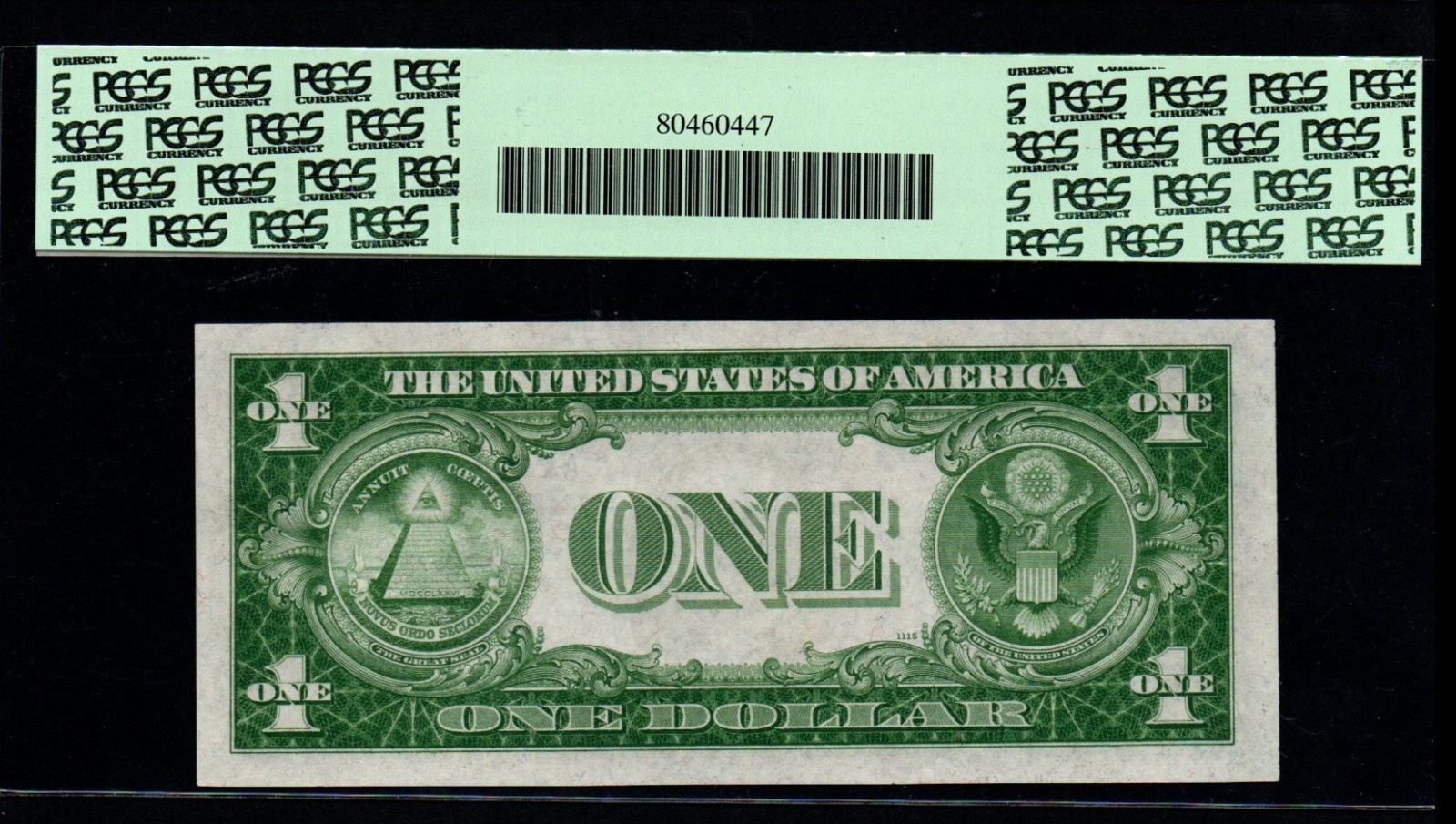 1935A $1 PCGS GEM UNC 65 PPQ Beautiful Silver Certificate!